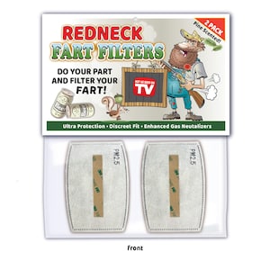 REDNECK Fart Air Filter - GREAT GIFT - Pine Scent - Funny Gag Southern Present Party Joke Prank Gag Birthday Christmas