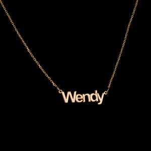 Hand Scripted 14K Gold Filled Personalized Name Necklace Hailey or Haily 