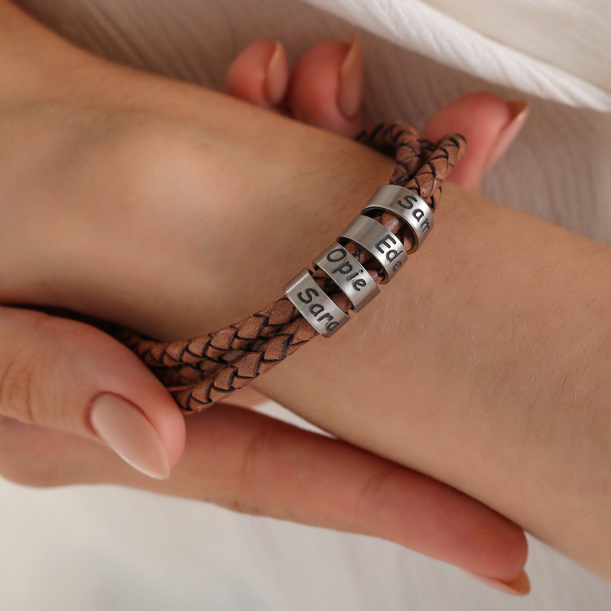 Leather Wrap Bracelet Tutorial Diy Braided Leather Bracelet