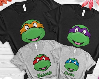 Ninja Turtles Shirt, Birthday Shirt, Personalized Shirt, Disney Shirt, Disney Vacation Shirt, Family Shirt, Vacation Shirt, Matching Shirt