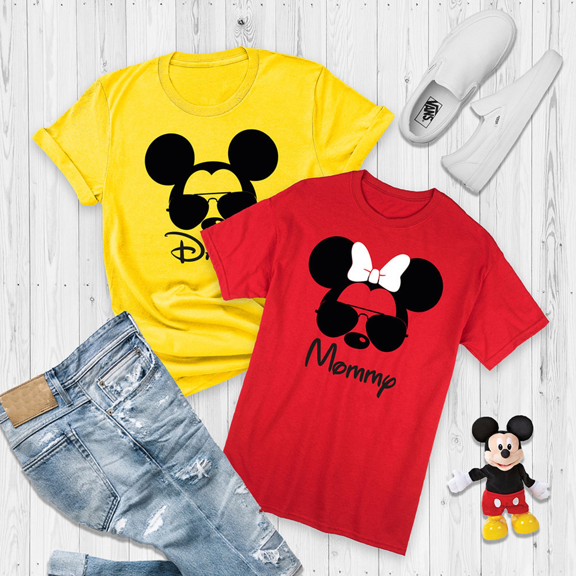 Discover Mickey Aviator Shirt, 2022 Disney Shirts, Mickey Sunglasses Shirt