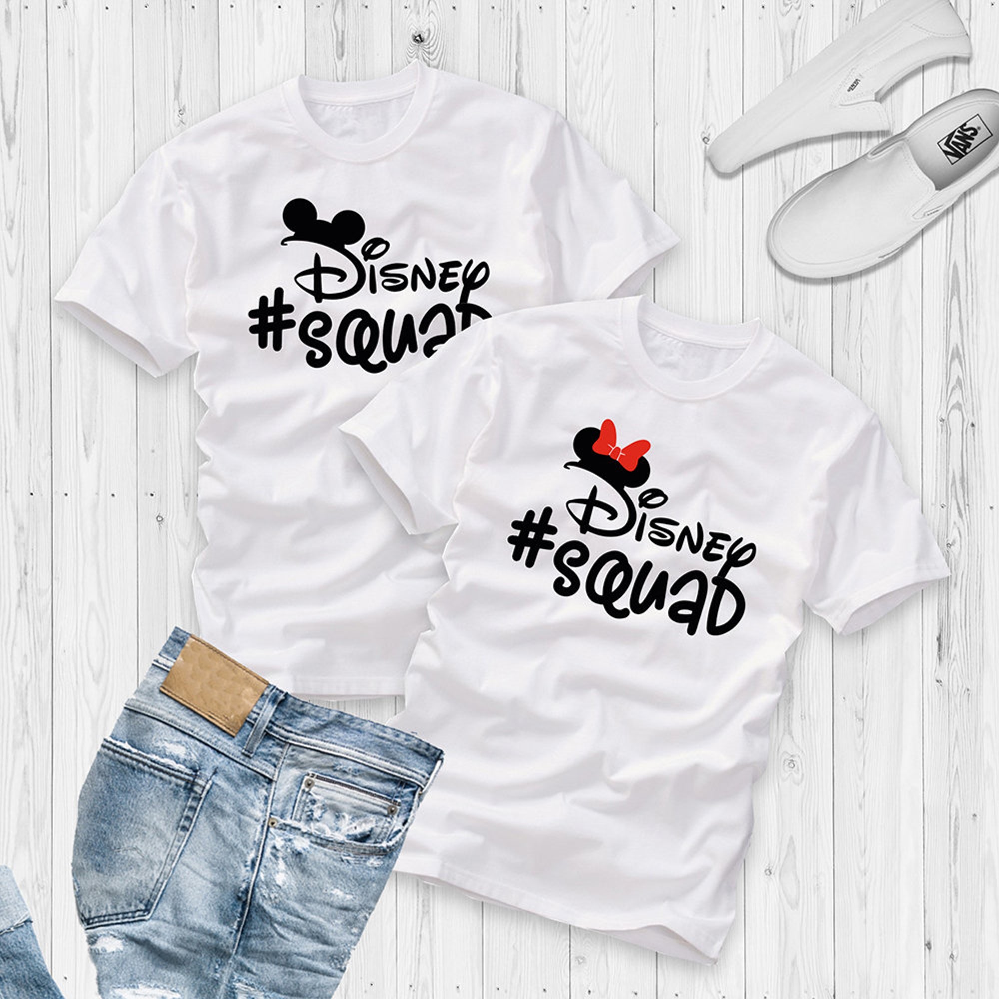 Discover Disneyworld Familien Disney Squad T-Shirt