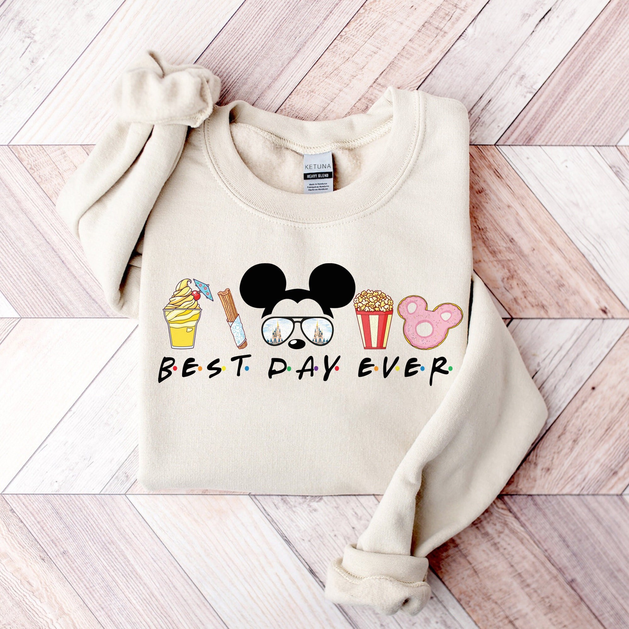 Discover Best Day Ever Sweatshirt, Disney Sweatshirt, Disney World Sweatshirt, Walt Disney Sweatshirt