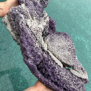 Grape Agate - 20 lbs 3 oz (9168g) - Comes with a FREE display stand! - Chalcedony