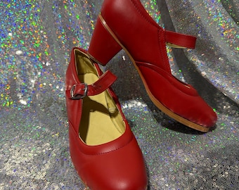 Red Folklorico Shoes
