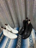 White or Black  Folklorico Botines