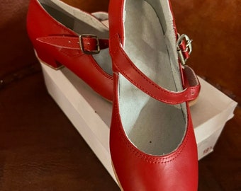 Red Folklorico Shoes