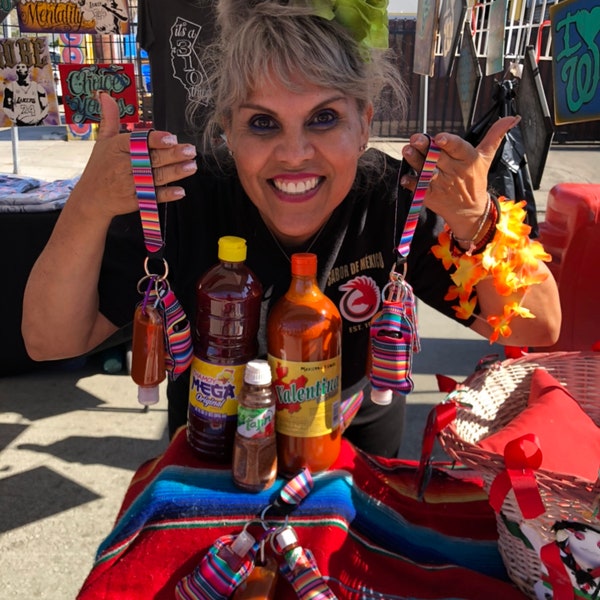 Fiesta Keychains: Tajin, Chamoy & Chile