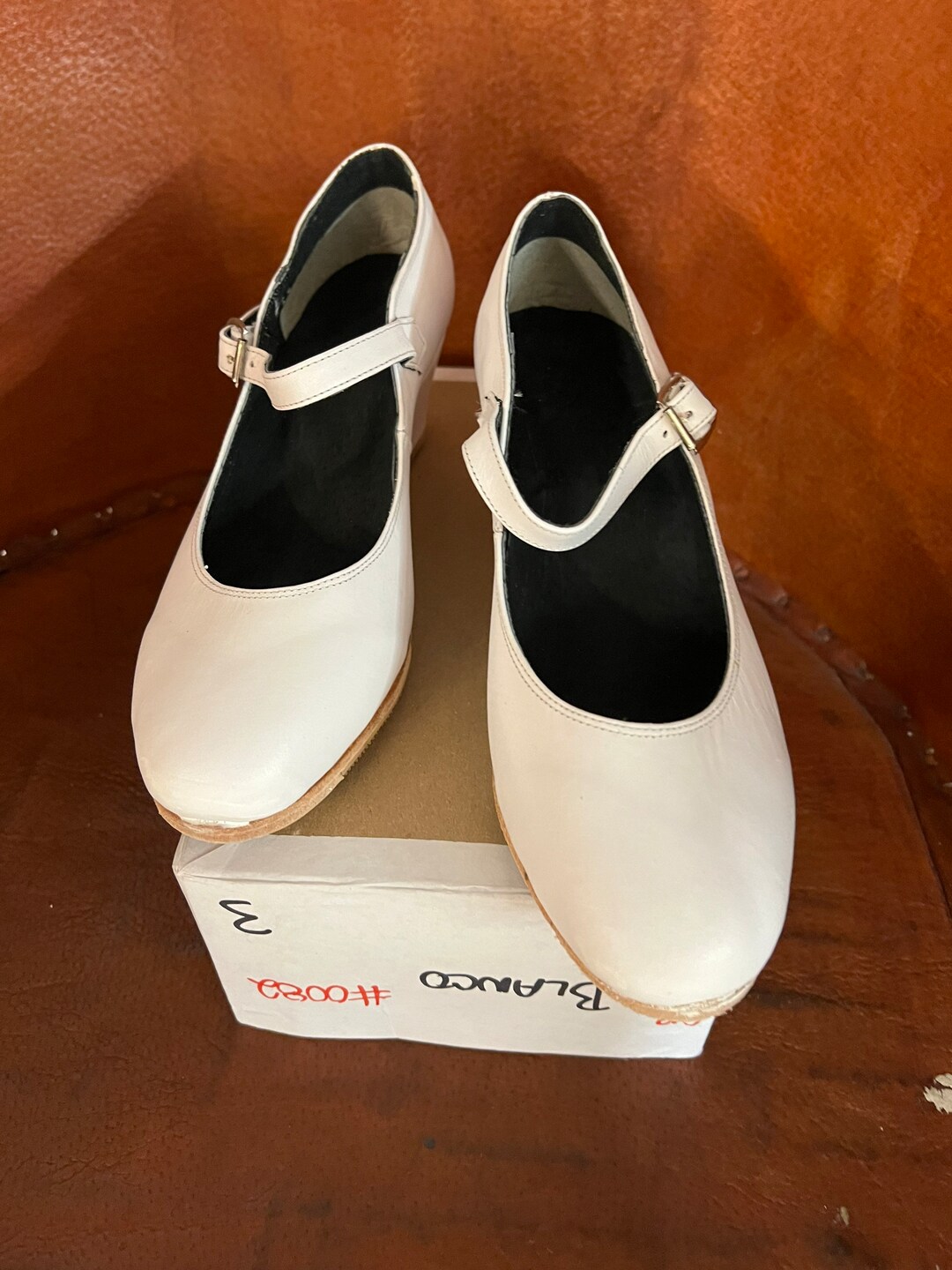 White Folklorico Shoe Etsy