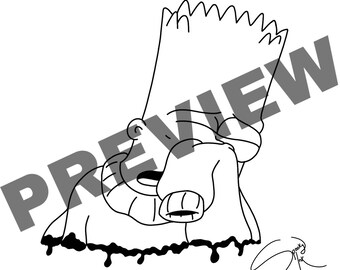 Simpsons Tattoo Etsy