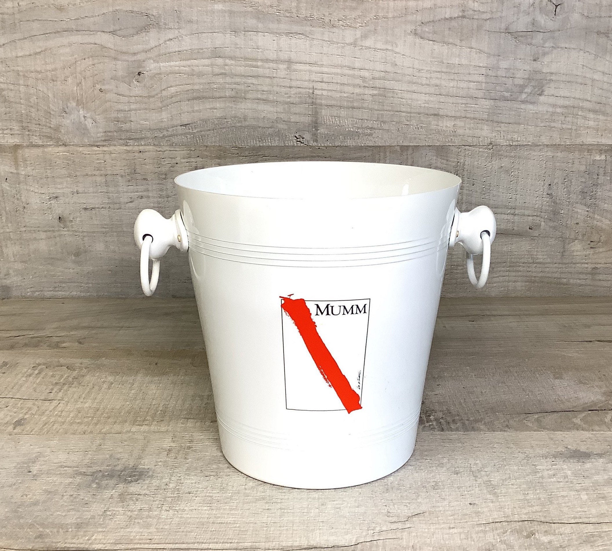 Seau à Champagne Mumm/Champagne Ice Bucket From Mumm/ Mint Cooler Vintage Made in France