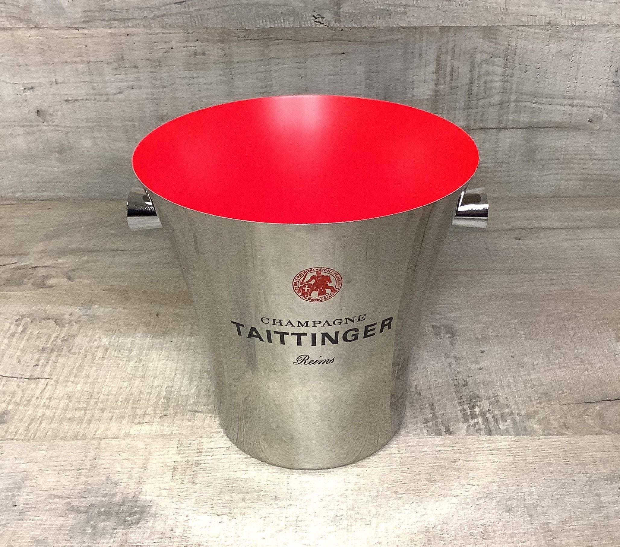 Seau à Champagne Taittinger/Mint Ice Bucket From French Vintage Wine Champagne