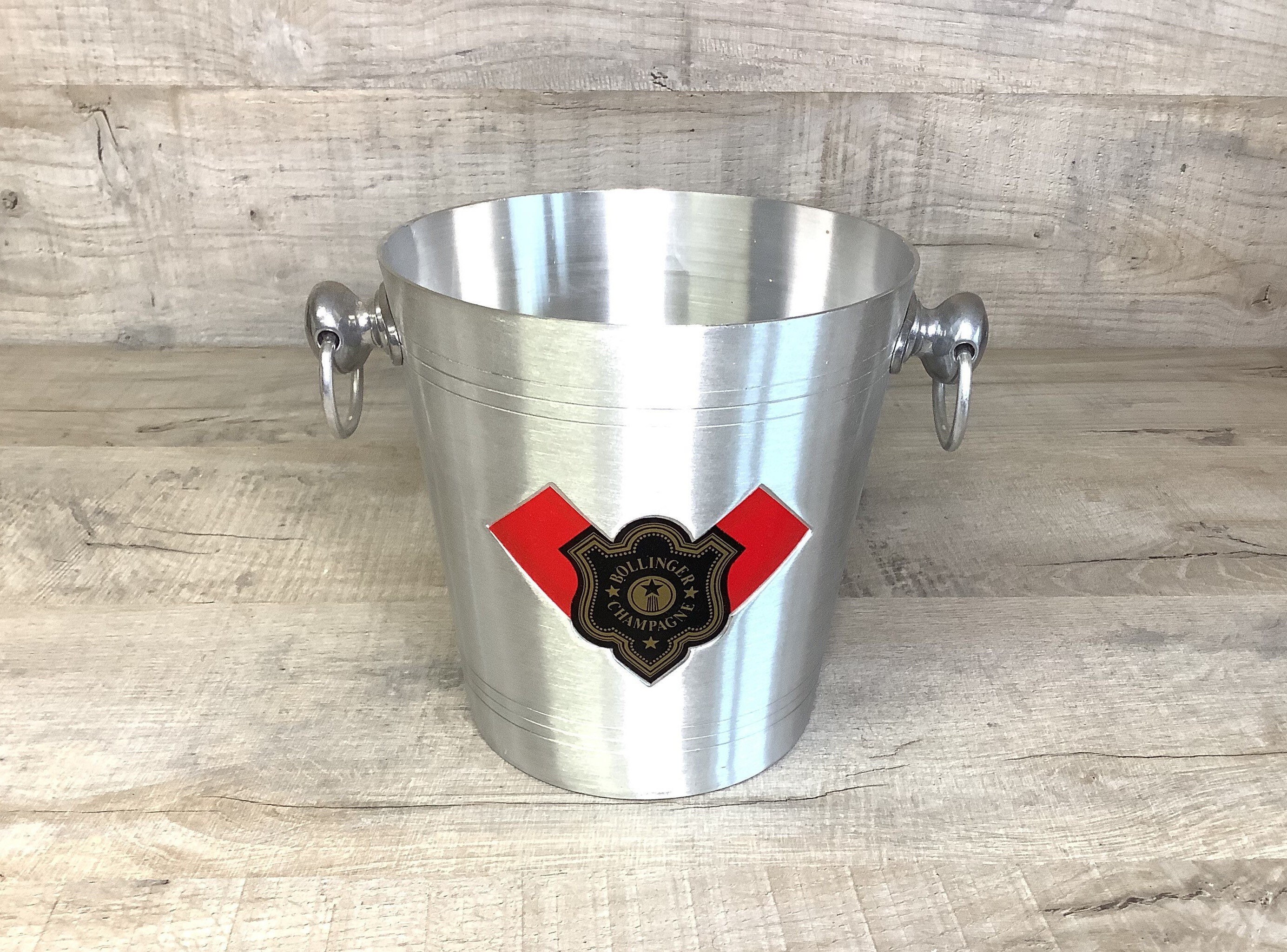 Seau à Champagne Bollinger/Champagne Ice Bucket From Cooler French Vintage Wine Made in France