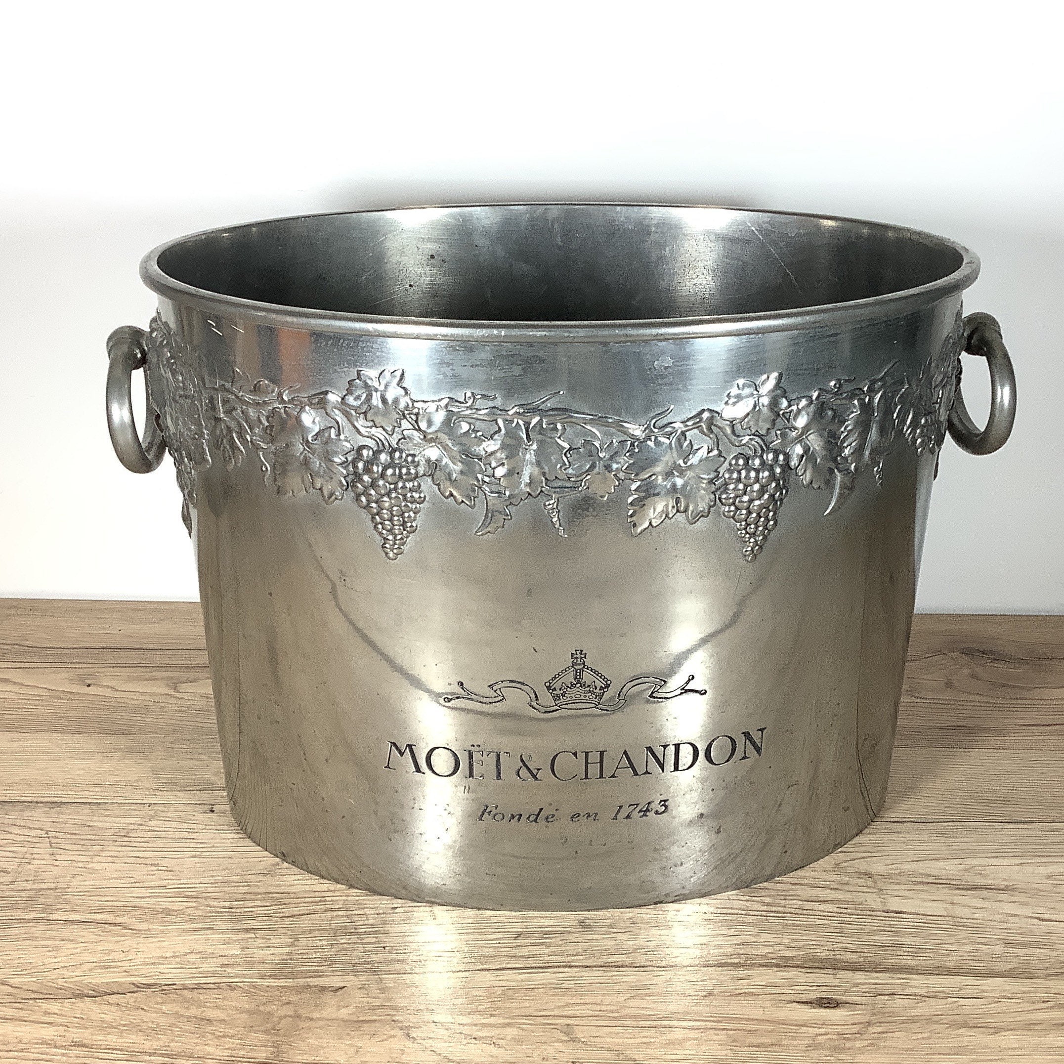 Steel Wine Cooler Bucket, Double, Eichholtz Maggia