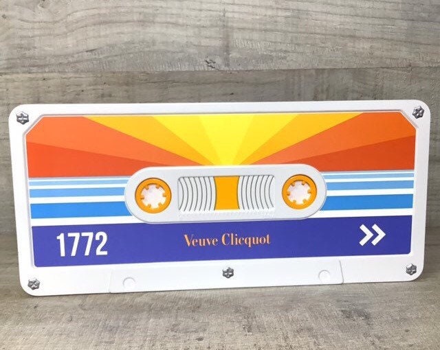 Rare Veuve Clicquot Box , K7 Vhs/Collector Champagne French Vintage