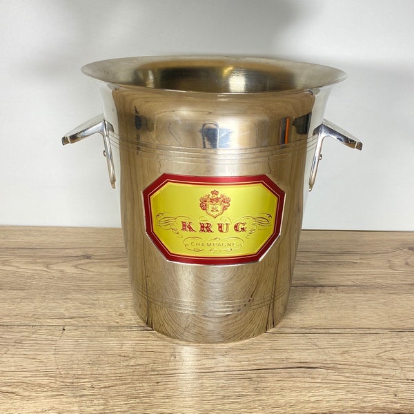 KRUG champagne bucket / Champagne ice bucket from KRUG / Vintage cooler / Champagne / Made in France