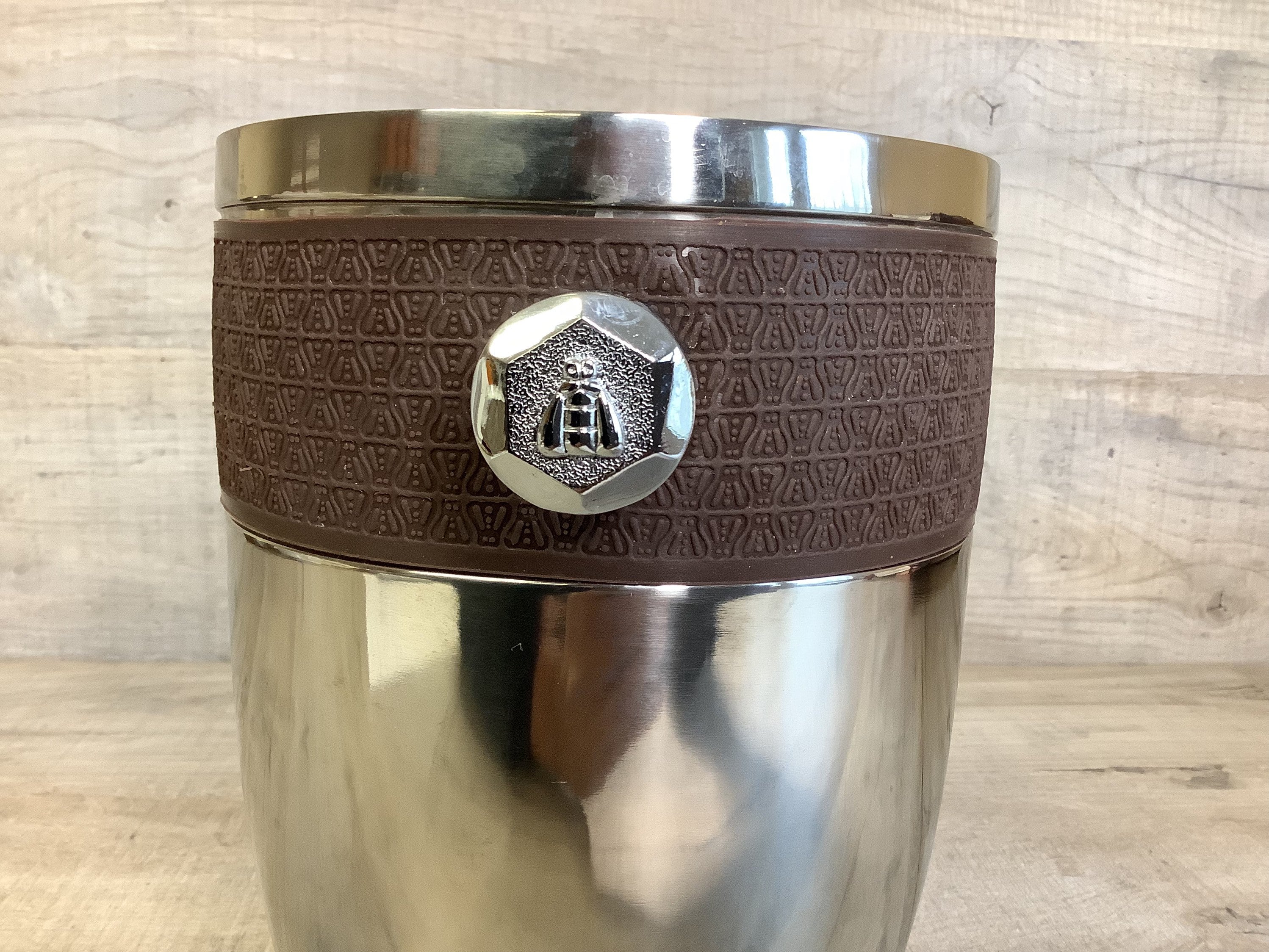 Rare Seau à Champagne Français de Chez Laguiole/Rare French Ice Bucket From Laguiole Cooler Vintage 