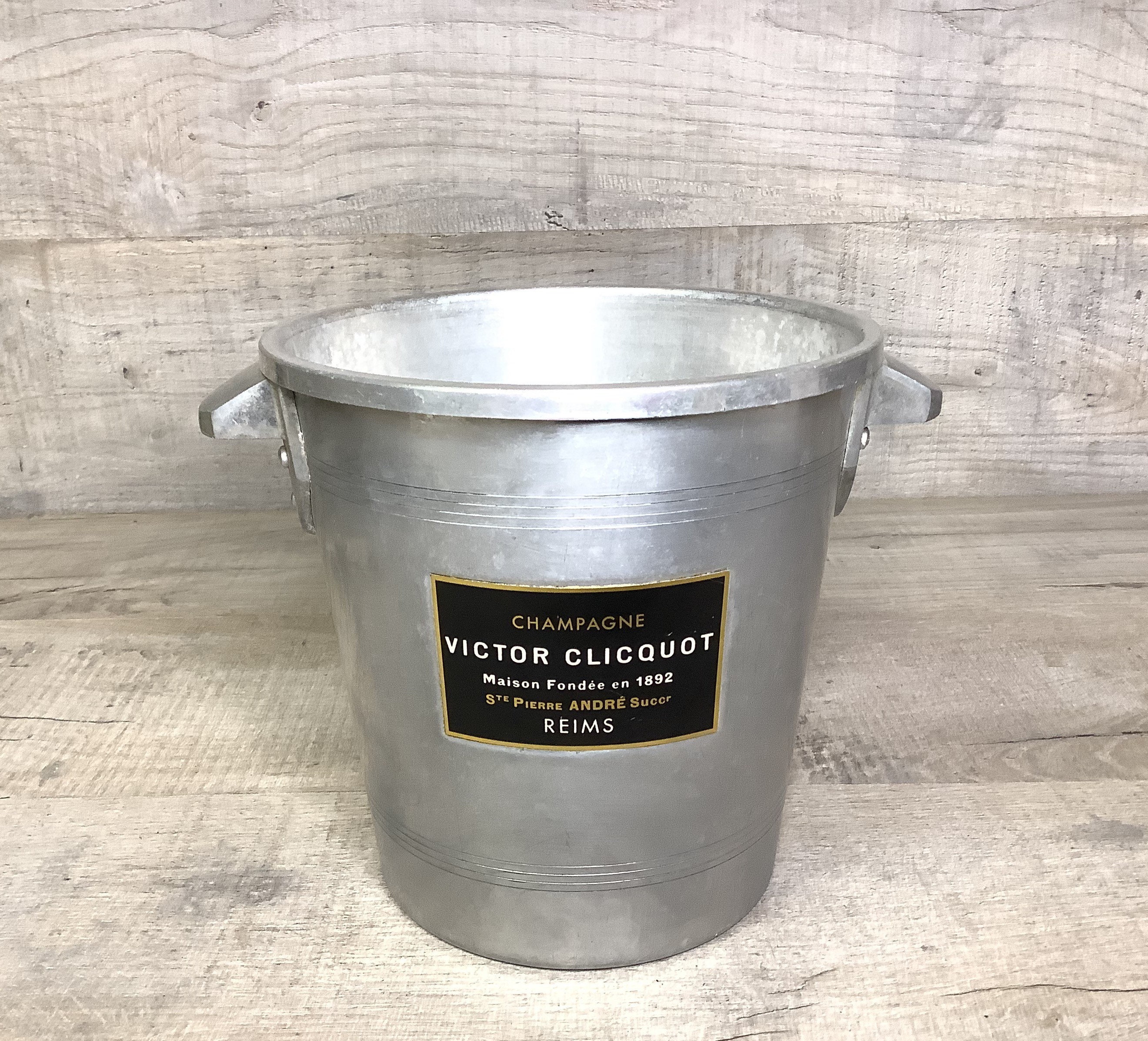 Seau à Champagne Victor Clicquot/Champagne Ice Bucket From Victor Clicquot Cooler Vintage Made in Fr