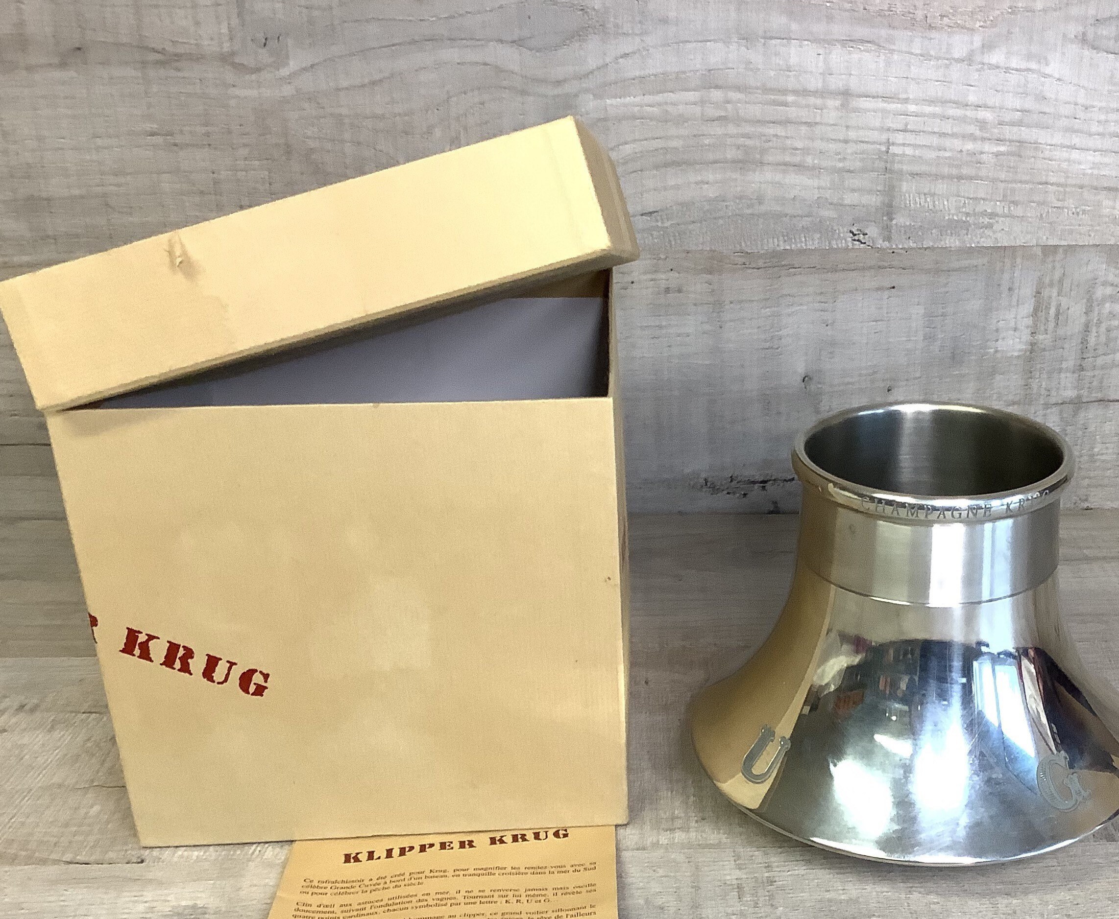 Seau à Champagne Krug/Champagne Ice Bucket From Vintage Wine Champagne