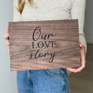 Scatola ricordo personalizzata in legno - Regalo di nozze, fidanzamento, coppia, per lui, per lei, fidanzato, fidanzata, fratello, amico, scatola regalo di Natale