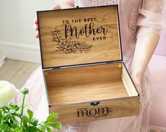 Benutzerdefinierte Liebesbox aus Holz mit Personalisierung - Hochzeitskartenbox, Verlobung, Paargeschenk für Sie, Ihn, Freund, Freundin