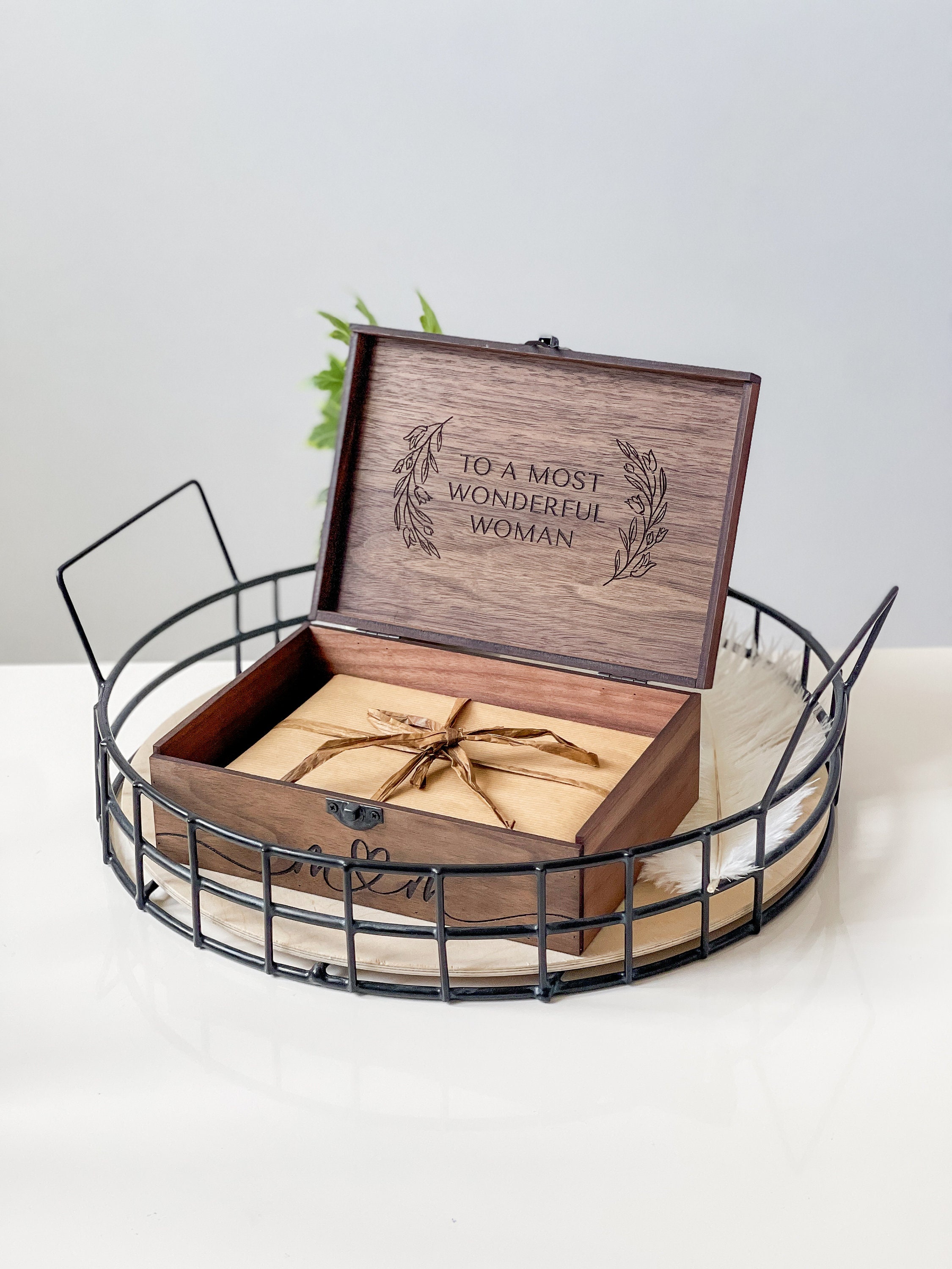 Luv Box Custom Memory Keepsake Wooden Love Box With Personalization Wedding ...