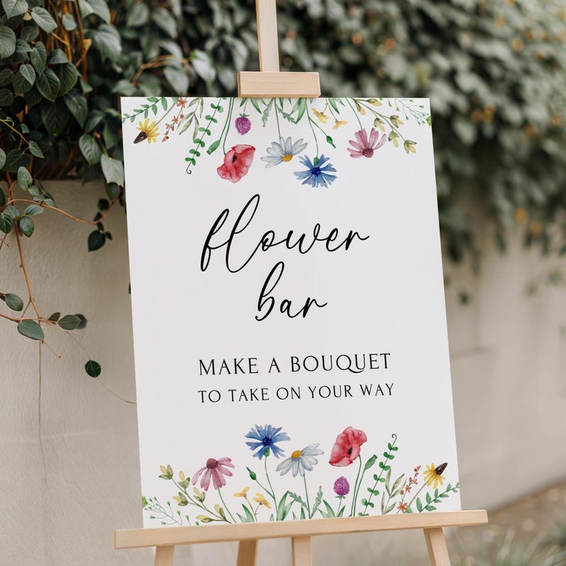 Flower Inn Sign Flower Bar Sign - Etsy