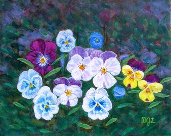 pensamientos bellas artes impresión 8x10 pulgadas