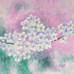 Cherry Blossoms fine art print 8x8 inches/20x20 cm