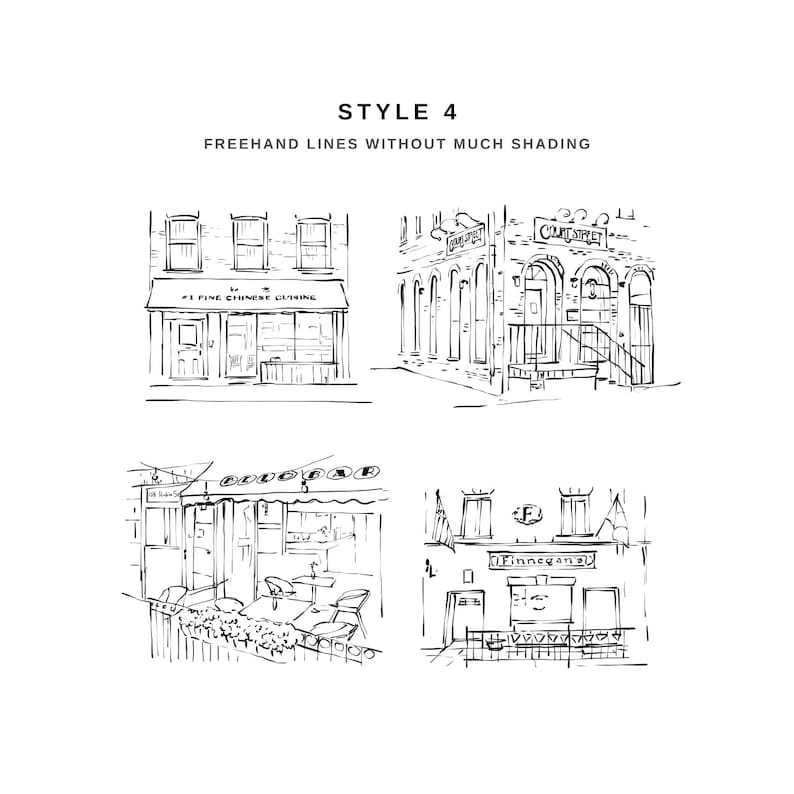 Hand Drawn Wedding Venue Sketch for Letterpress, Minimalist Wedding Venue Illustration, Simple Line Art, Custom Wedding Illustration, SVG image 8