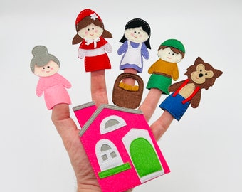 指人形セット - 赤ずきん - Etsy 日本