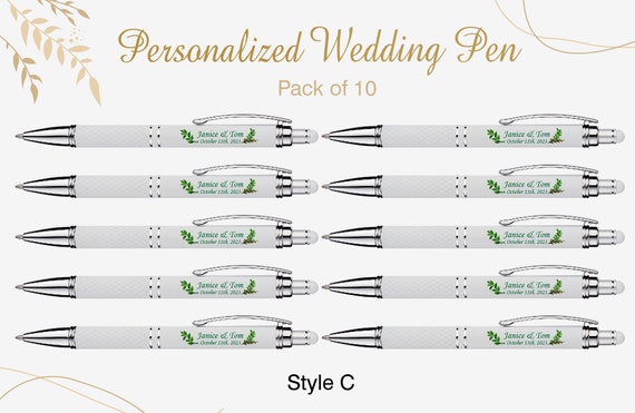 Cheap Wedding Favor Pens Sapphire Personalized Wedding Favors Pen