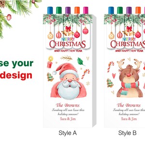 Custom Christmas  gift pen, personalized Christmas gel pen , Cute holiday card pen, Christmas gift card pen, Appreciation gift pen pen