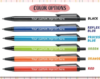 300 or 500  promotional pens, custom business  pens, bulk personalized pen with text & logo, family, class reunion pen, pens for Church