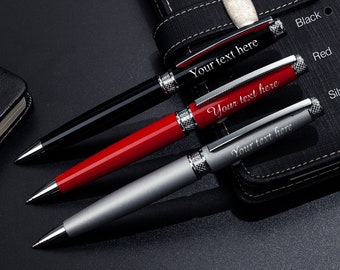 Personalized Metal Pen with Gift Box, Free Engraving