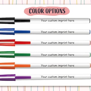 500 promotional pens, custom business ballpoint pens, bulk custom pen with your text and logo, business marking pens