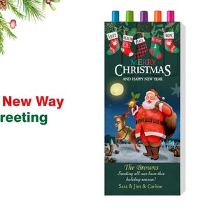 Custom Christmas  gift pen, personalized Christmas gel pen , Cute holiday card pen, Christmas gift card pen, Appreciation gift pen pen