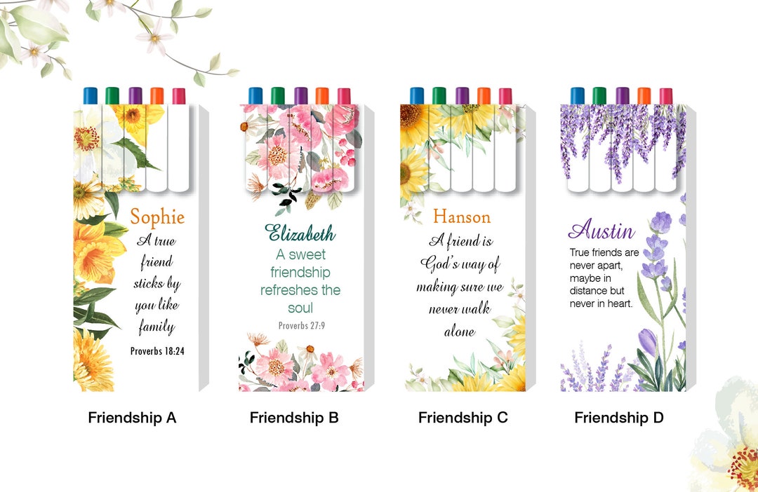 Personalized Best Friend Gift Pen , Friendship Quote Gift Pen, Birthday