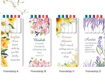Personalized Friendship Pen Set, Quote Gift, Party Favor