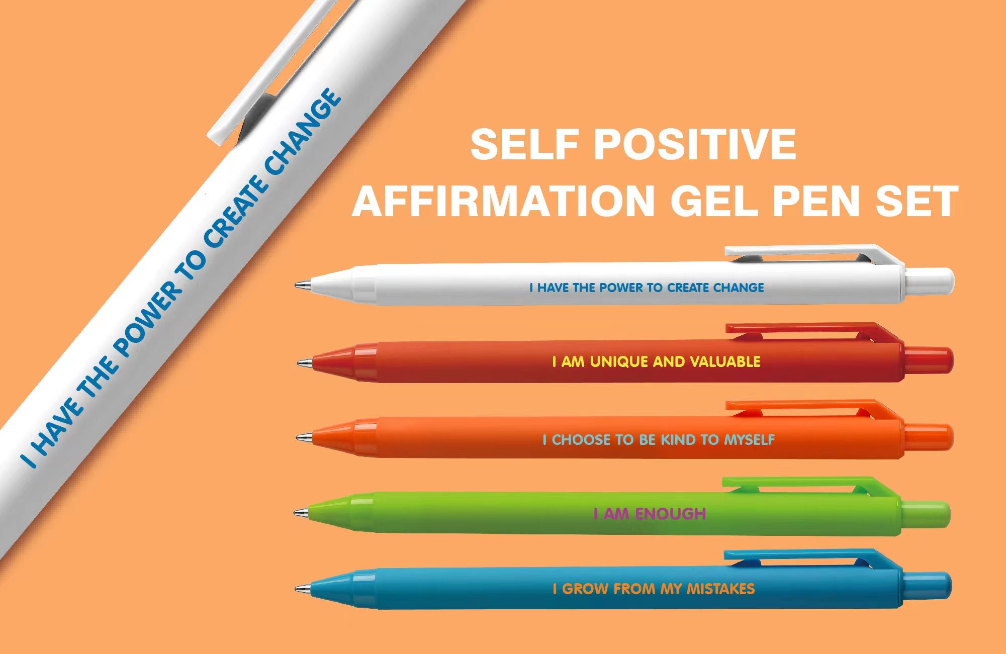 Felt Tip Pens With Positive Affirmations – Perfect For