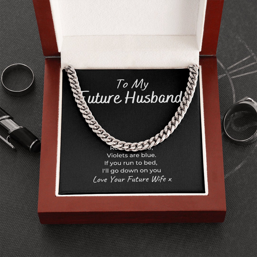Fiance Gift Cuban Link Chain Valentines Gift Birthday - Etsy Fiance Gift Cuban Link Chain Valentines Gift Birthday - Etsy