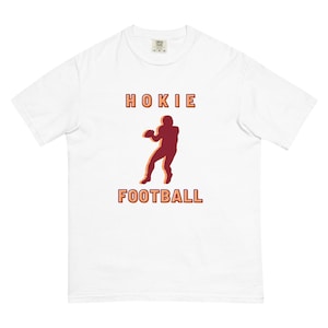 Virginia Tech Hokies Football, Hokies Football T-shirt, Virgina Tech Football T-shirt, Men’s garment-dyed heavyweight t-shirt