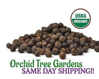 Black Peppercorn - Whole - USDA CERTIFIED ORGANIC Same Day Shipping!!!*