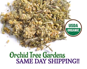 Yarrow Flower cut/sifted  UDSA ORGANIC Dried Flower Same Day Shipping!!!*