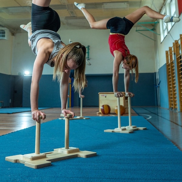 Handstand Canes Akrobatiktrainer Parallettes Turnen Handstandbarren Calisthenics Handstandtrainer Gymnastic Ballancetrainer Assist