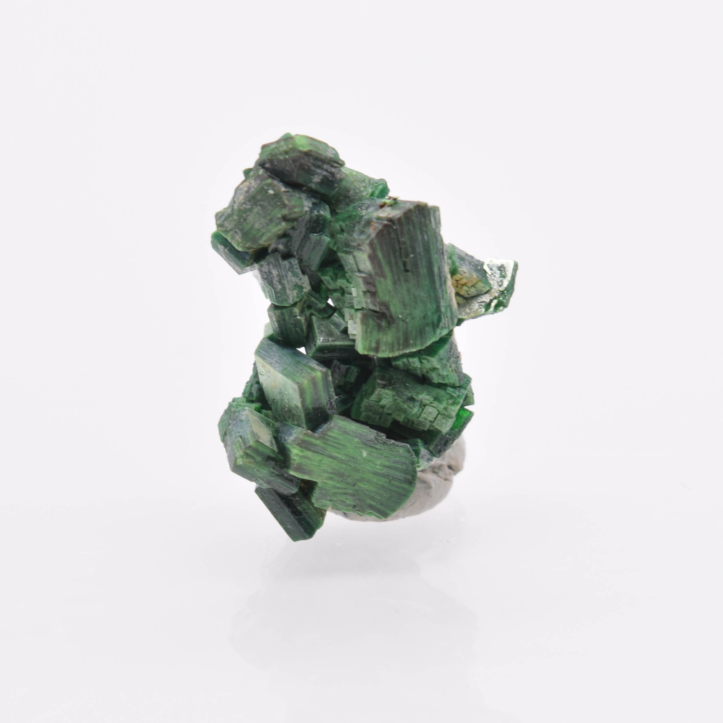 Torbernite, Mine de Margabal, Entraygues, Aveyron, France