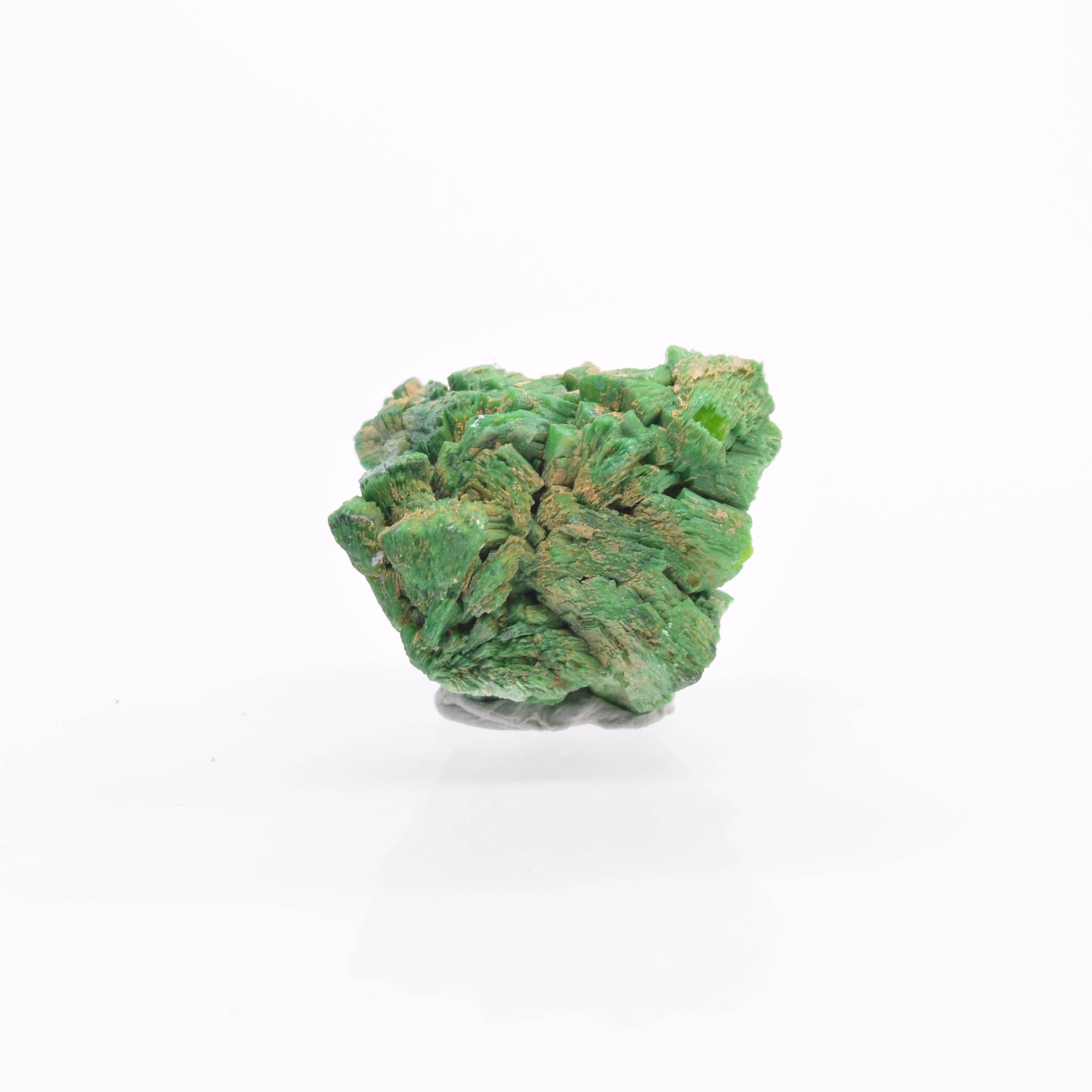 Torbernite, Mine de Margabal, Entraygues, Aveyron, France