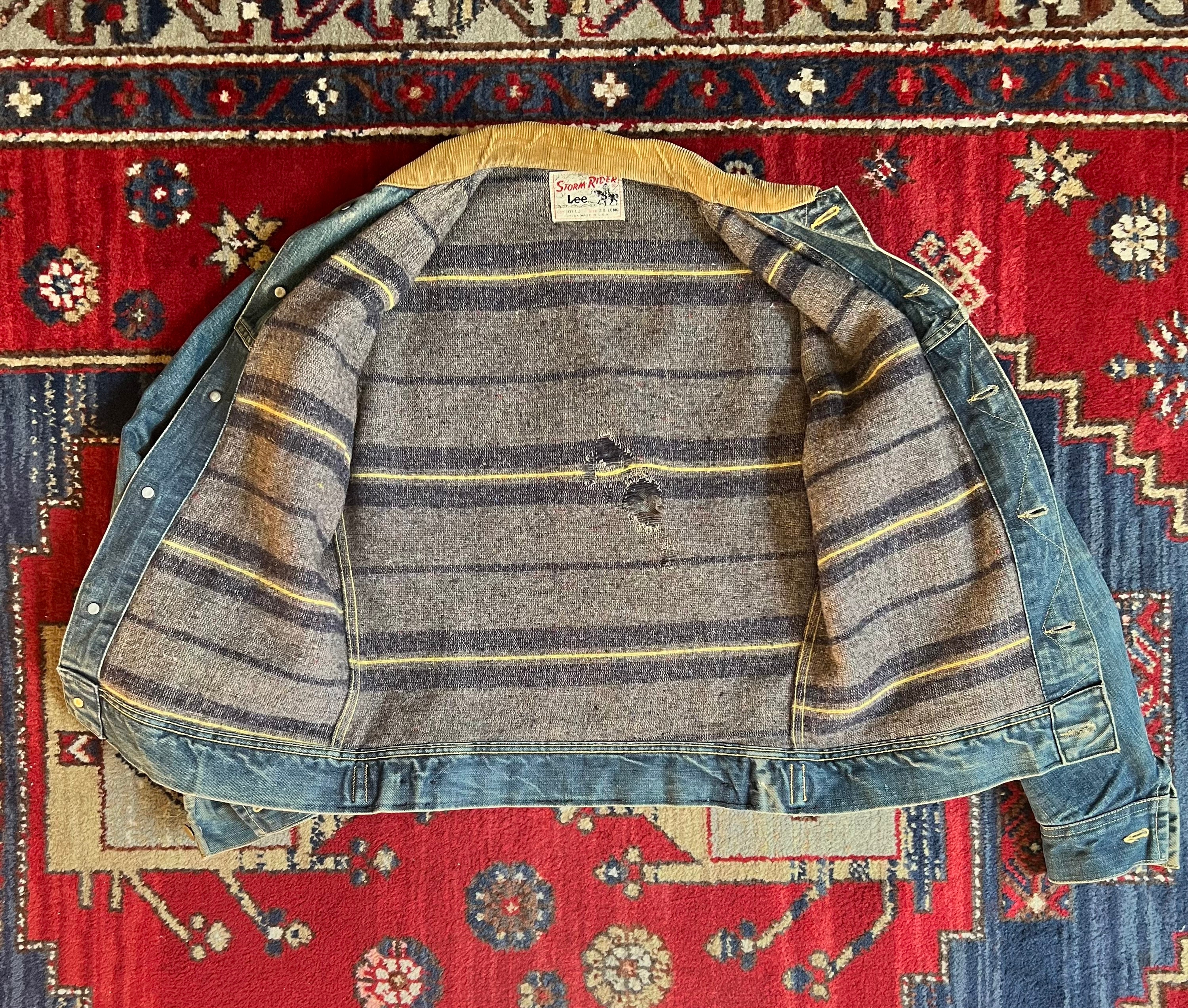 1960s Lee Storm Rider Denim Jacket - Etsy