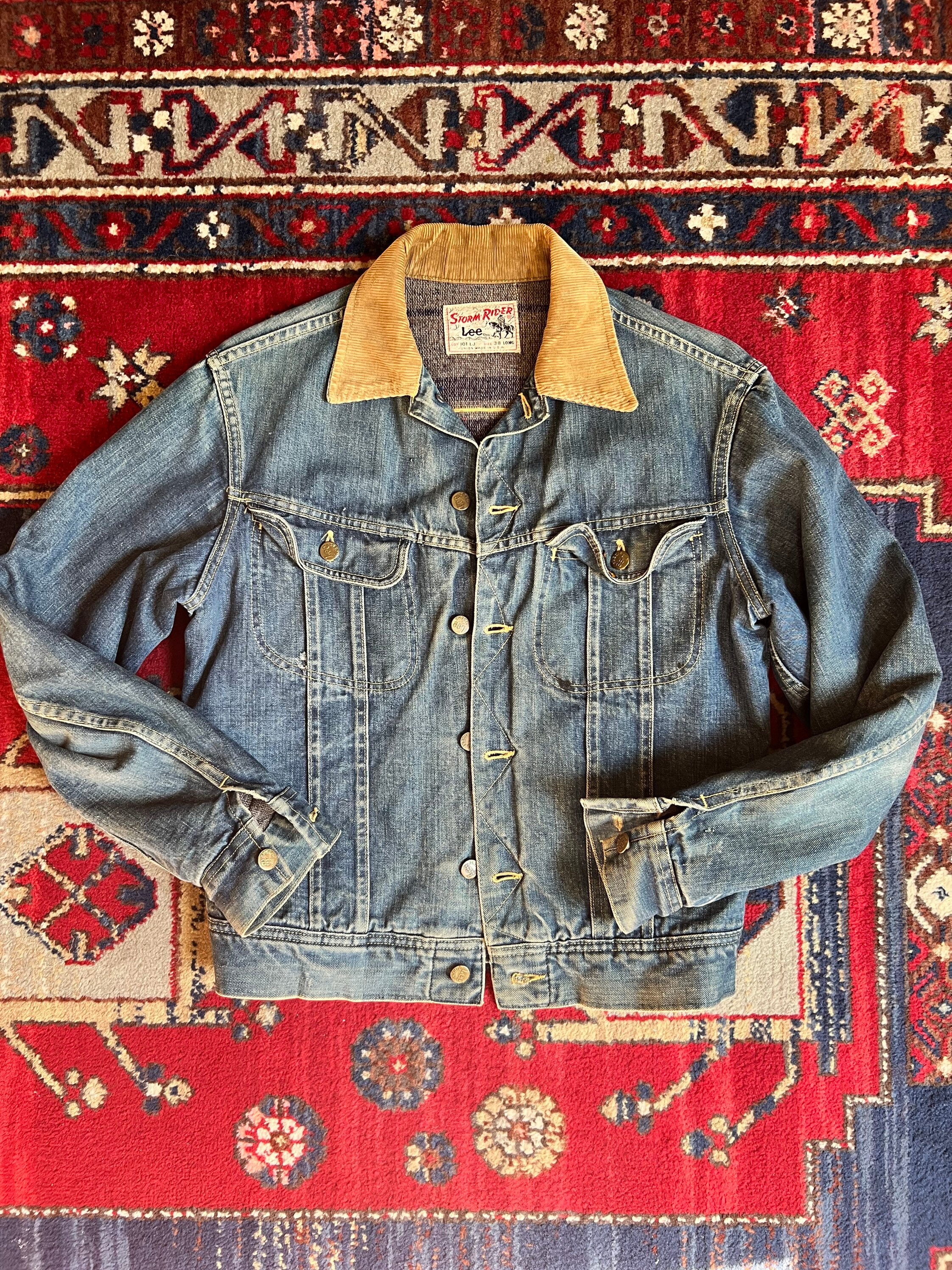 1960s Lee Storm Rider Denim Jacket - Etsy