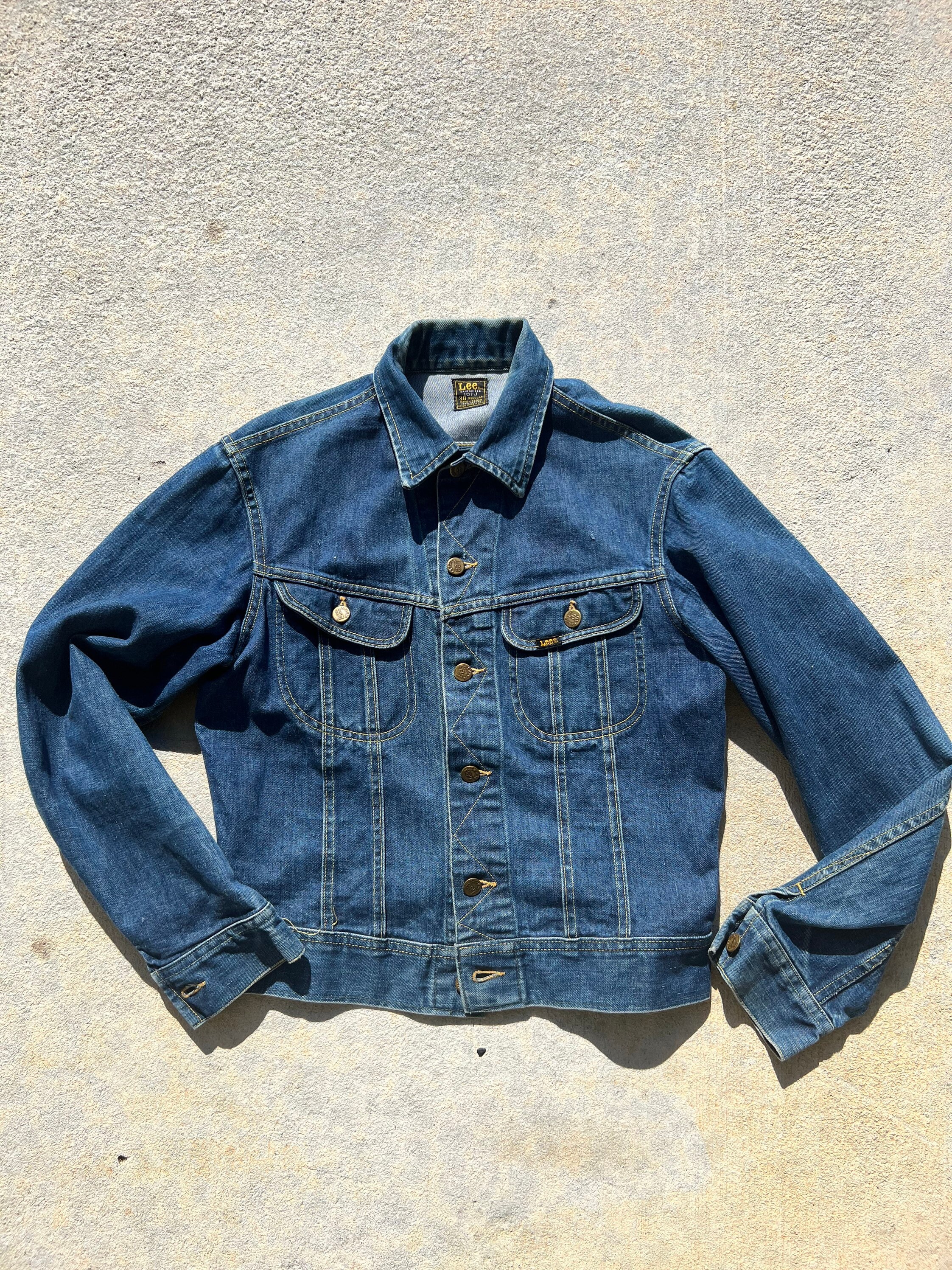 60s Lee 101j Denim Jacket 38R - Etsy